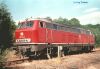216 221 im Bw Wiesbaden an der ETA-Ladestation im September 1991