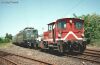 Waschlok 332 064 mit 141 388 am Franzosenkopf im Bw Wiesbaden am 05.06.96